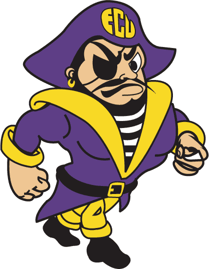 East Carolina Pirates 1999-Pres Mascot Logo t shirts DIY iron ons